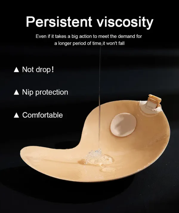 2 Pair Sticky Push-Up Invisible Adhesive Bras with Nipple Covers - Image 6