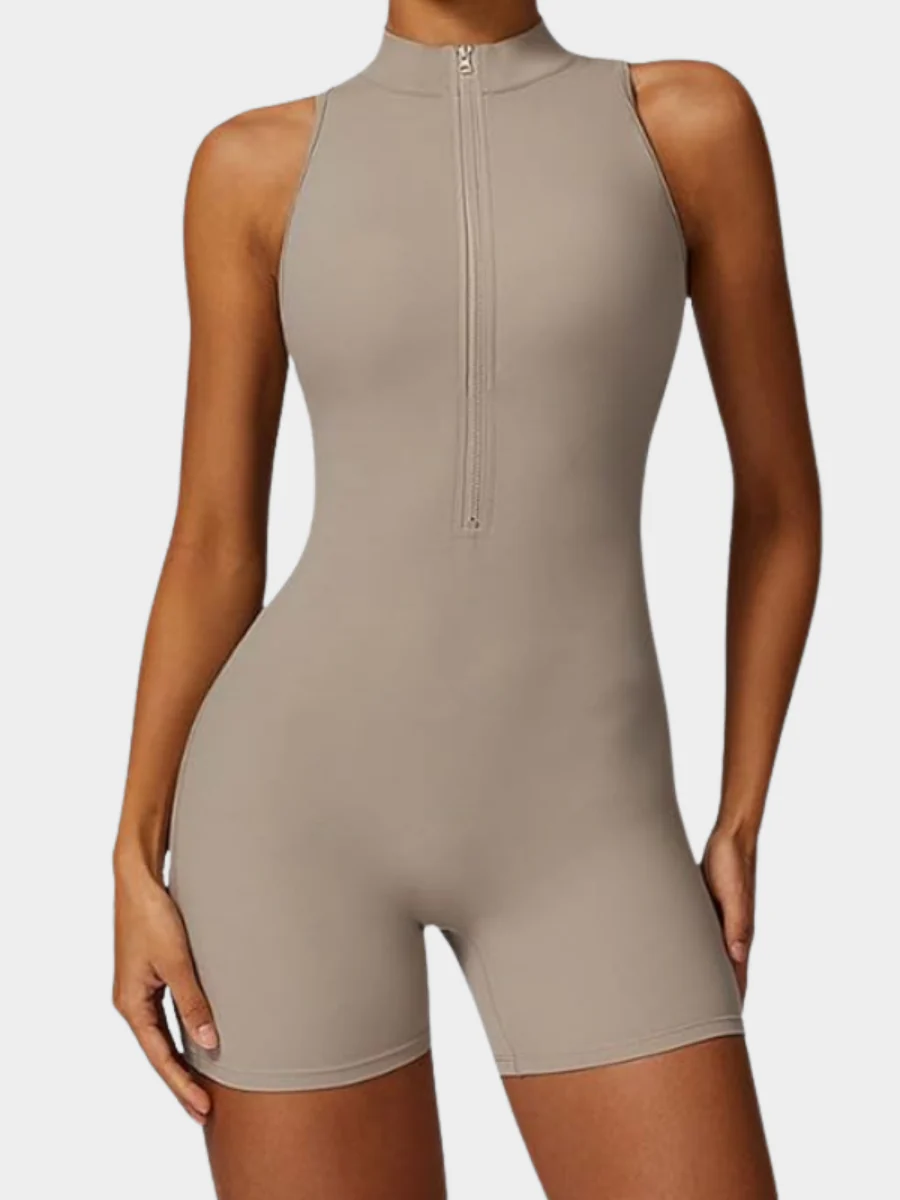 Backless Fitness Jumpsuit