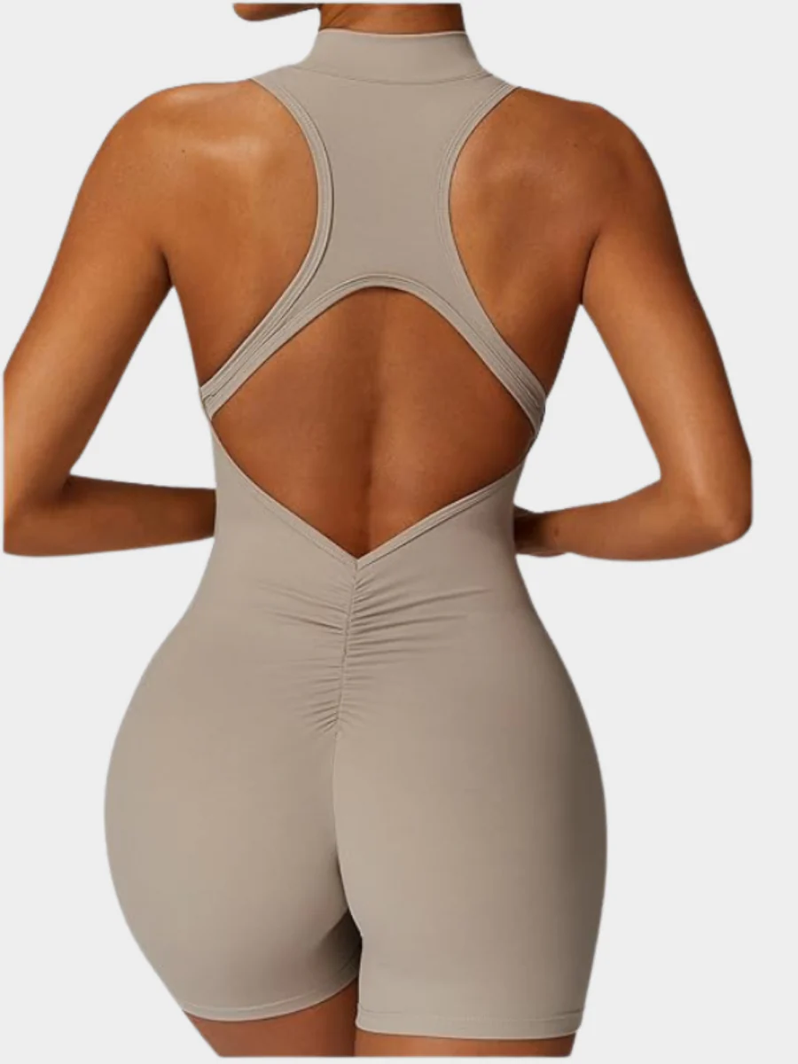 Backless Fitness Jumpsuit - Image 3
