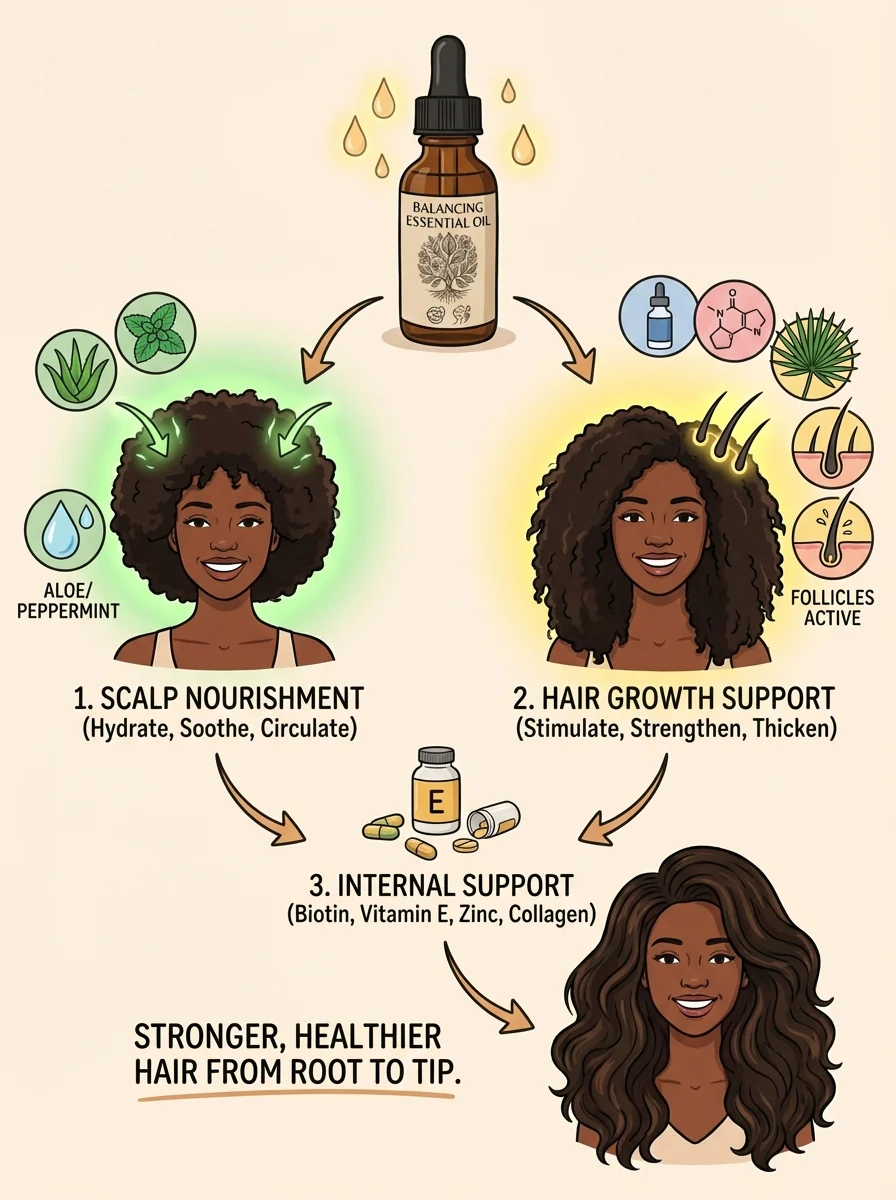 Balancing Essential Oil-(Hair) - Image 3