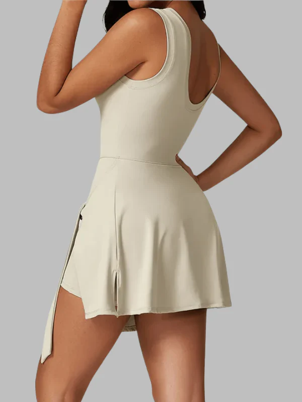 Waist-Cinching Sporty Romper - Image 3