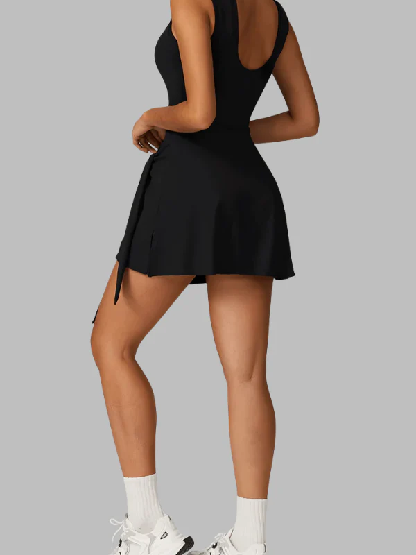 Waist-Cinching Sporty Romper - Image 9