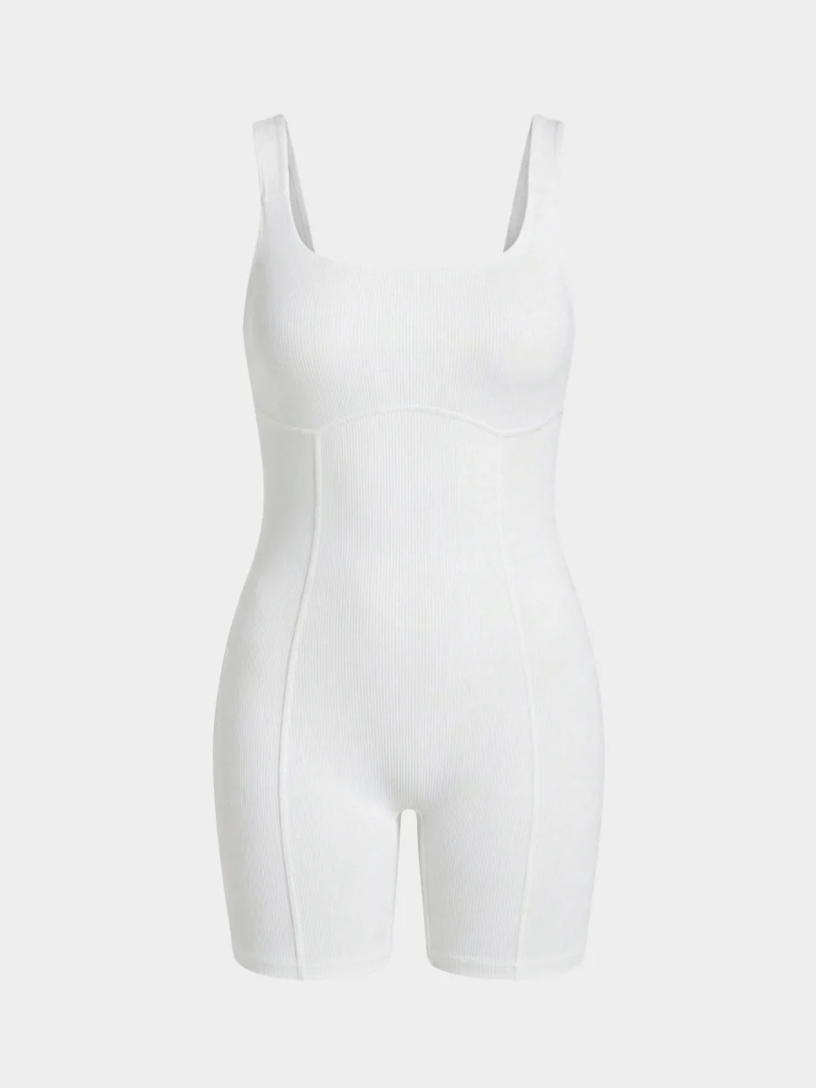 Body-Hugging Square Romper - Image 6