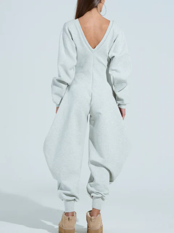 Comfy cozy sweatshirt jumpsuit - Image 5