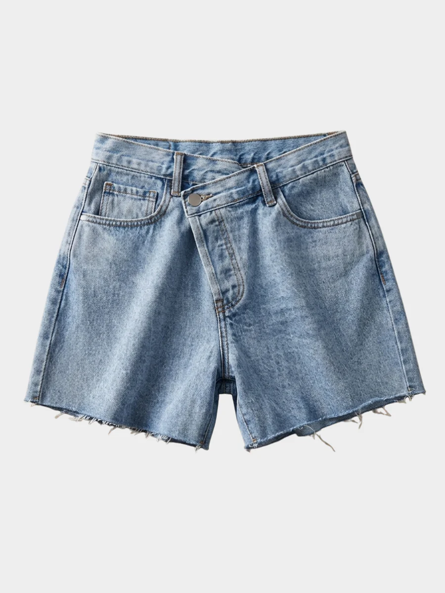 Crossover Ripped Shorts - Image 4