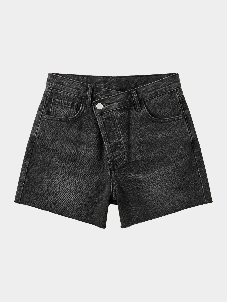 Crossover Ripped Shorts - Image 5