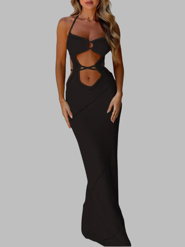 Cutout Knit Maxi Dress - Image 2