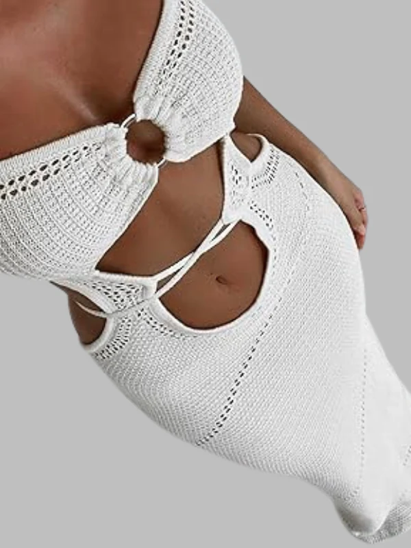 Cutout Knit Maxi Dress - Image 9