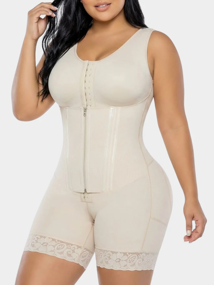 Double Compression Breathable Body Shaper - Image 4