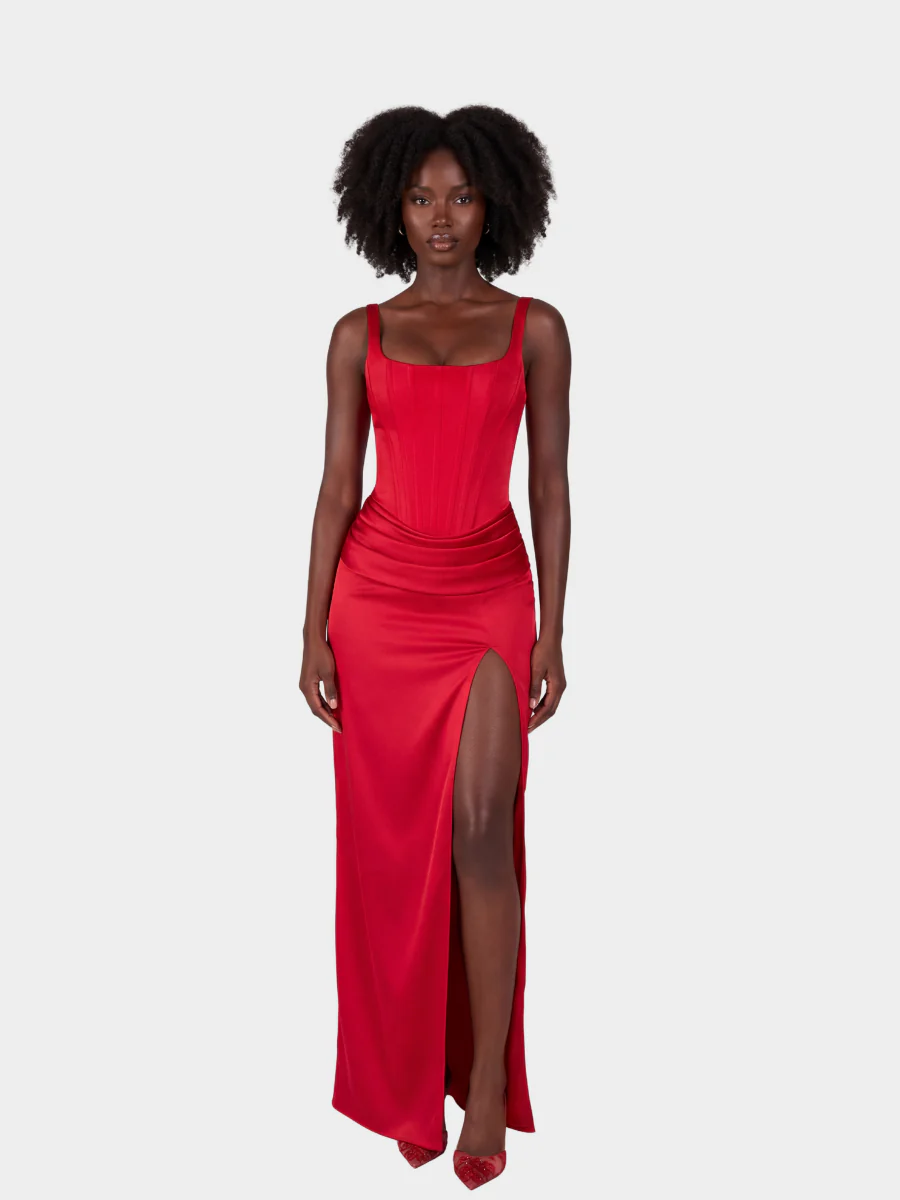 Elegance Waist-Tie Dress - Image 2