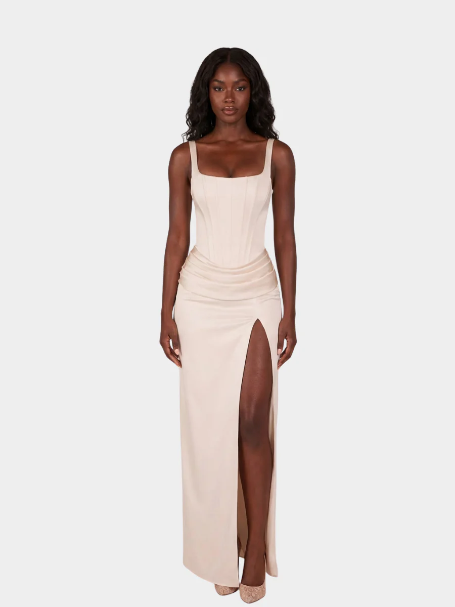 Elegance Waist-Tie Dress - Image 5