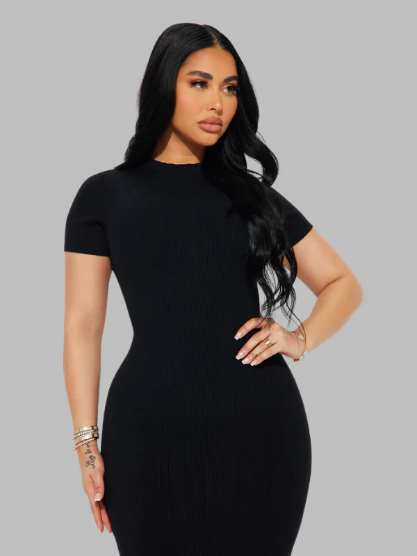 Elegant Bodycon Maxi Dress - Image 2