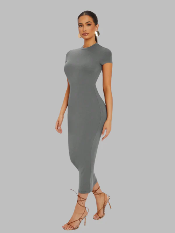 Elegant Bodycon Maxi Dress - Image 5