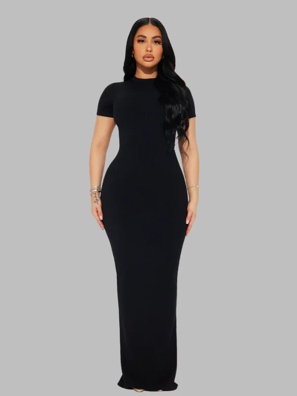 Elegant Bodycon Maxi Dress - Image 7