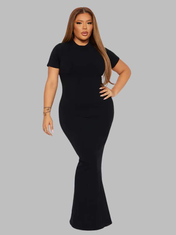 Elegant Bodycon Maxi Dress - Image 9