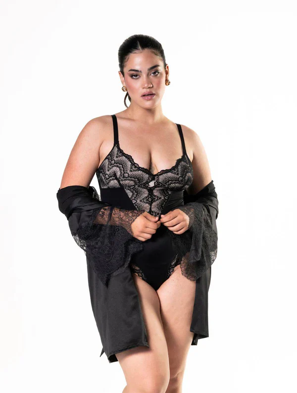 Half-Lace Detail Shapewear - Image 4