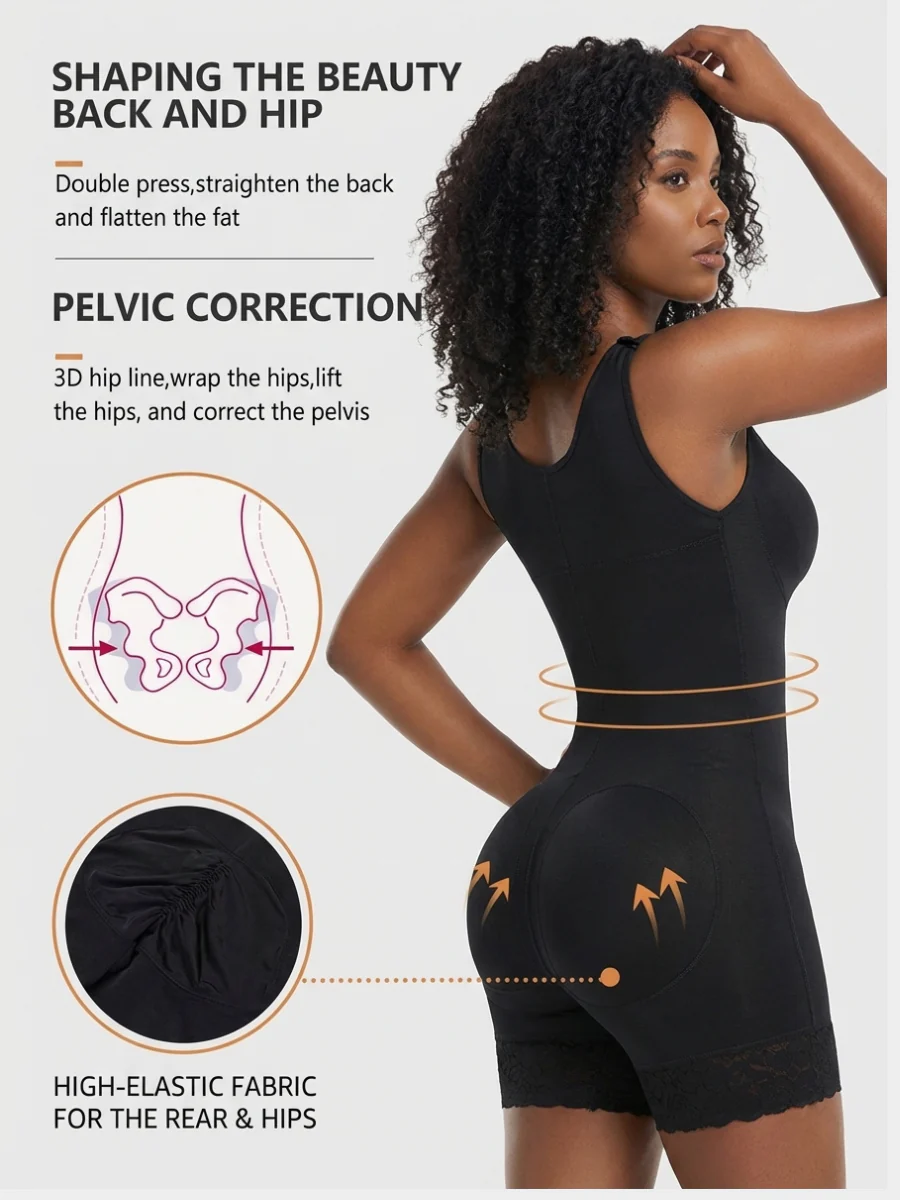 High-compression bra-integrated multi-hook faja - Image 3