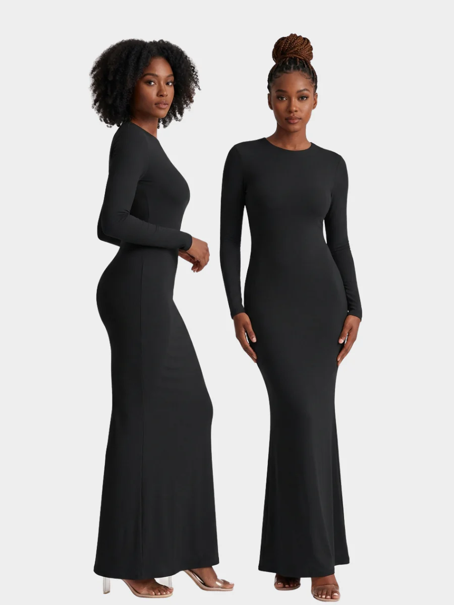 High-Stretch Sculpt Maxi Dress - Image 4