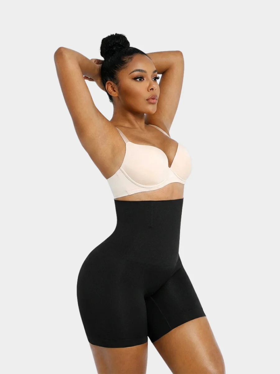 High-Waist Shaping Shorts - Image 3