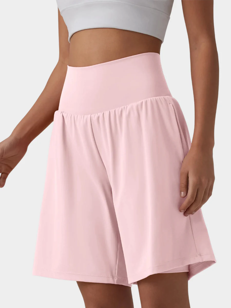 High Waisted Yoga Shorts - Image 4