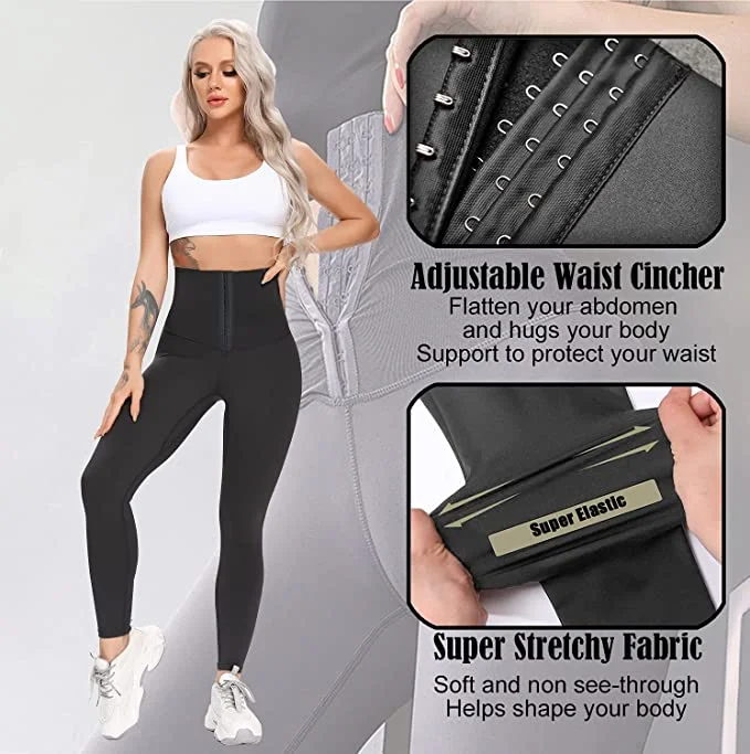 Hourgalss & Butt Lift Corset Leggings - Image 4