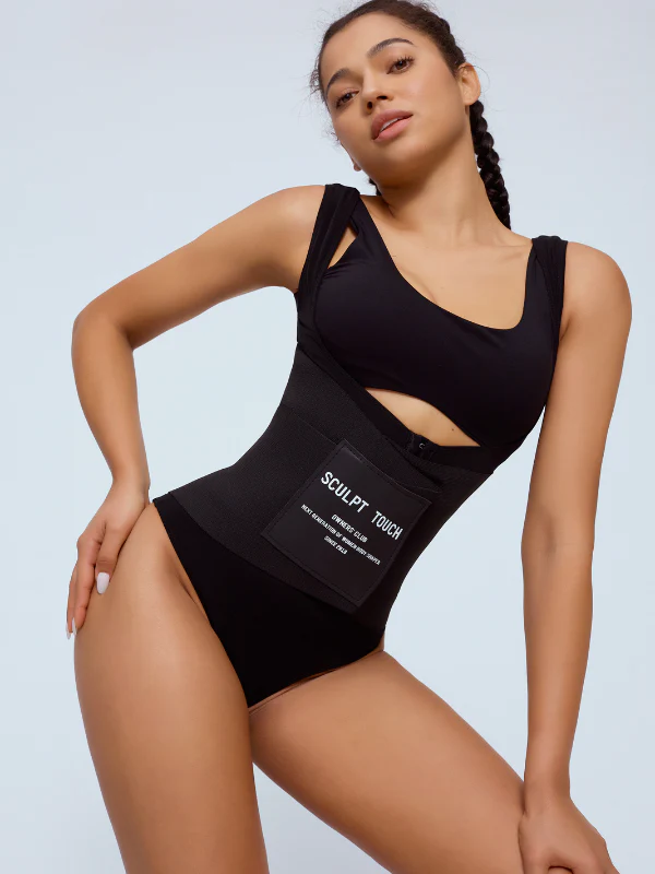 Hourglass Bodysuit（beige）-（Black Friday） - Image 3
