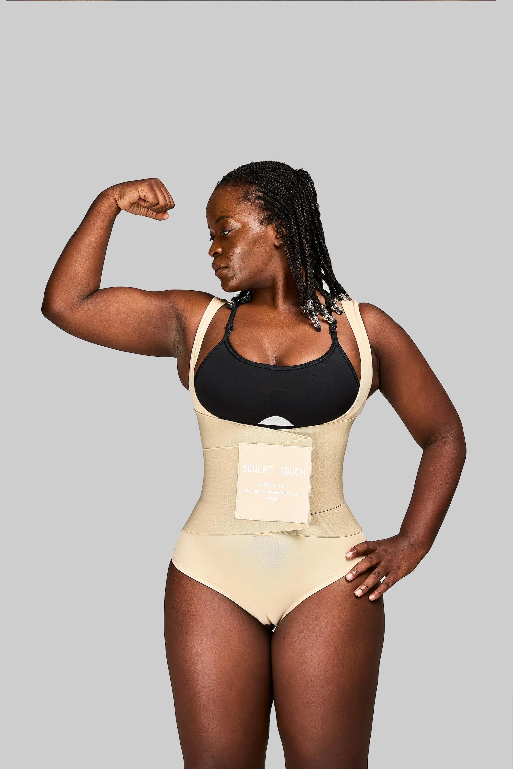 Hourglass Bodysuit（beige）-（Black Friday） - Image 7