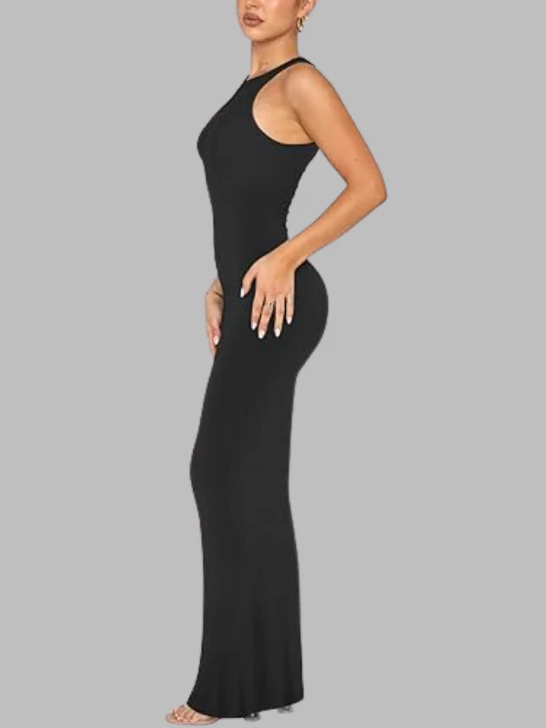 Hourglass Halter Lounge Dress - Image 3