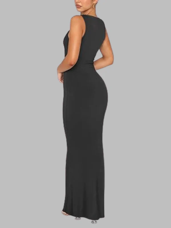 Hourglass Halter Lounge Dress - Image 4