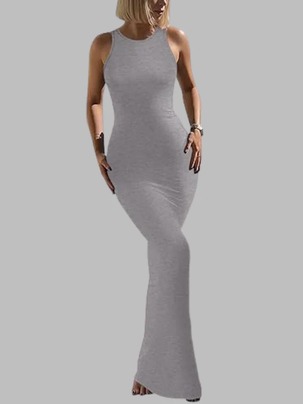 Hourglass Halter Lounge Dress - Image 6