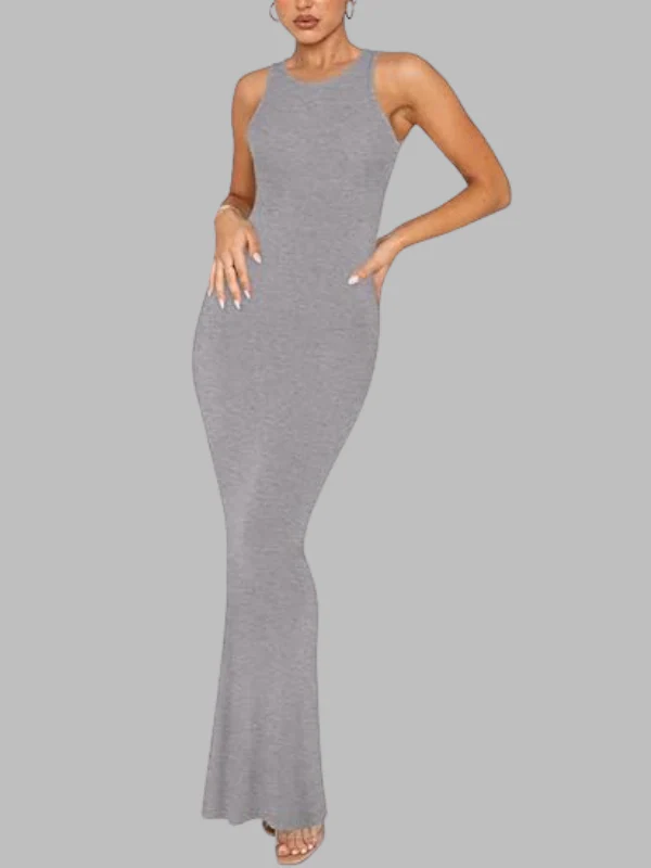 Hourglass Halter Lounge Dress - Image 7