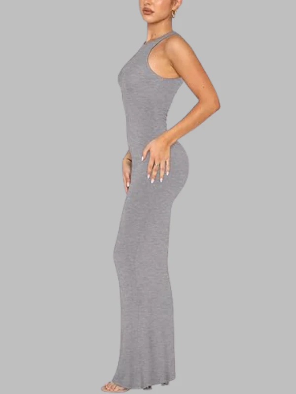 Hourglass Halter Lounge Dress - Image 8