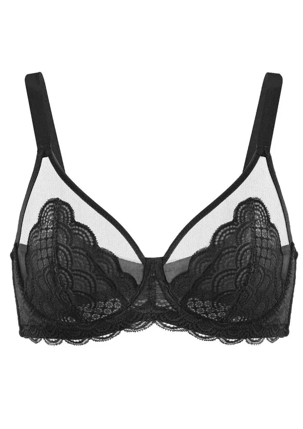Mermaid Scales Lace  Unlined Bra - Image 2