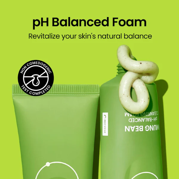 Mung Bean Cleansing Oil & Cleansing Foam & Clay Mask - Image 6