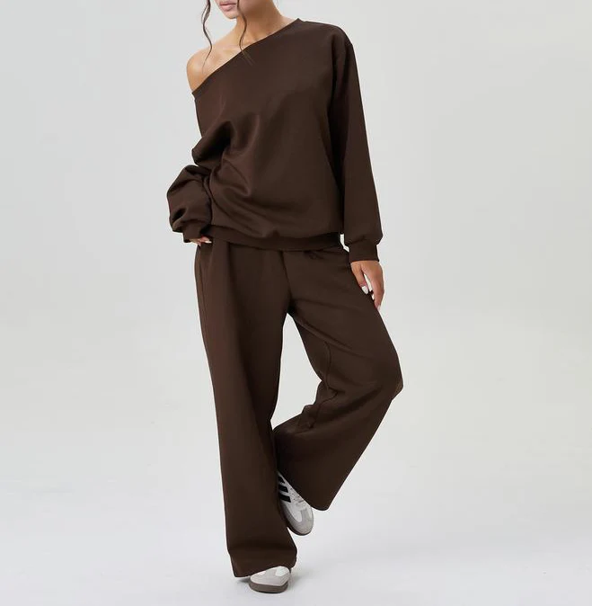 Off-Shoulder Casual Sweatshirt - Image 4