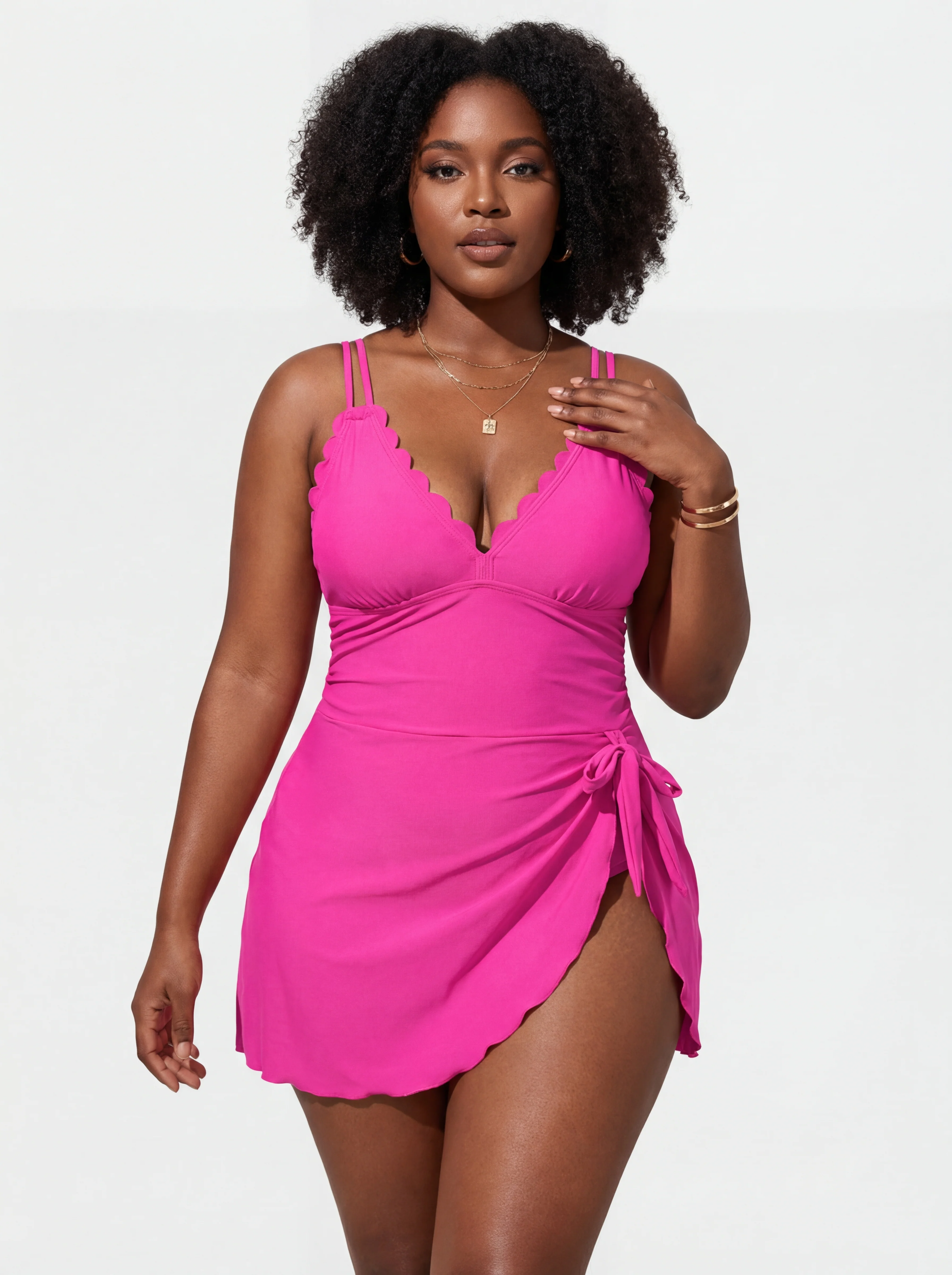 One-Piece Swimdress - Image 5