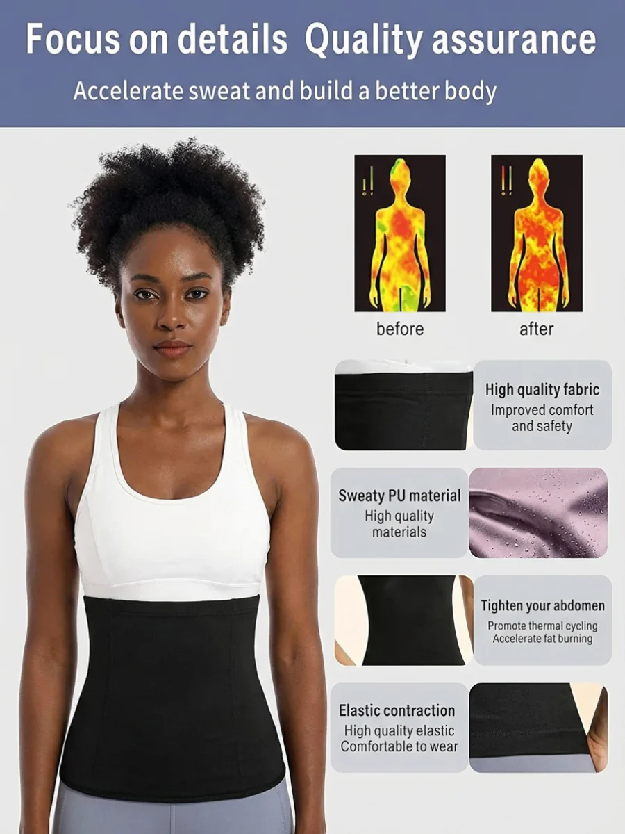 Sauna Waist Trainer Belt - Image 5