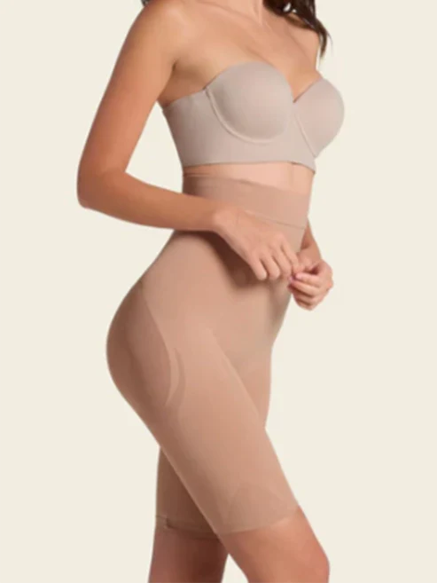 Seamless Breathable High Waist Shaping Pants - Image 3