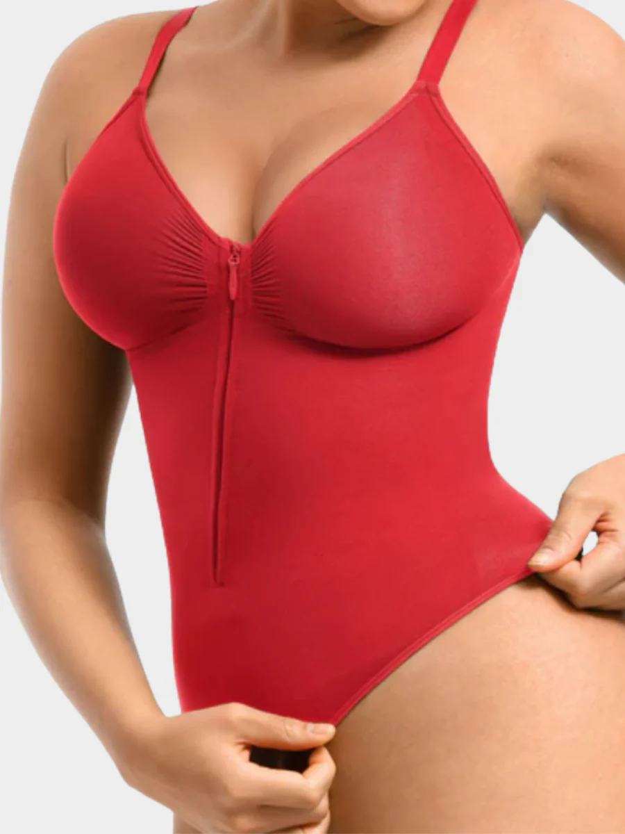 Seamless Zipper Shaping Bodysuit - Image 10