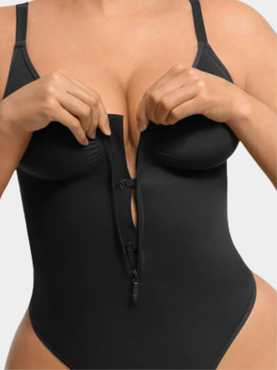 Seamless Zipper Shaping Bodysuit - Image 4