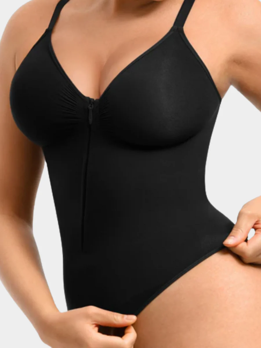 Seamless Zipper Shaping Bodysuit - Image 5