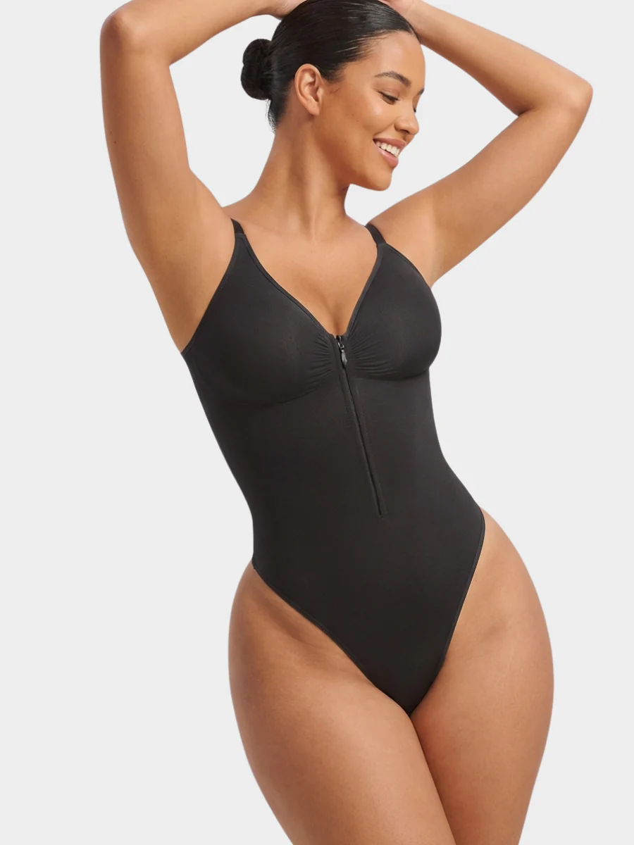 Seamless Zipper Shaping Bodysuit - Image 6
