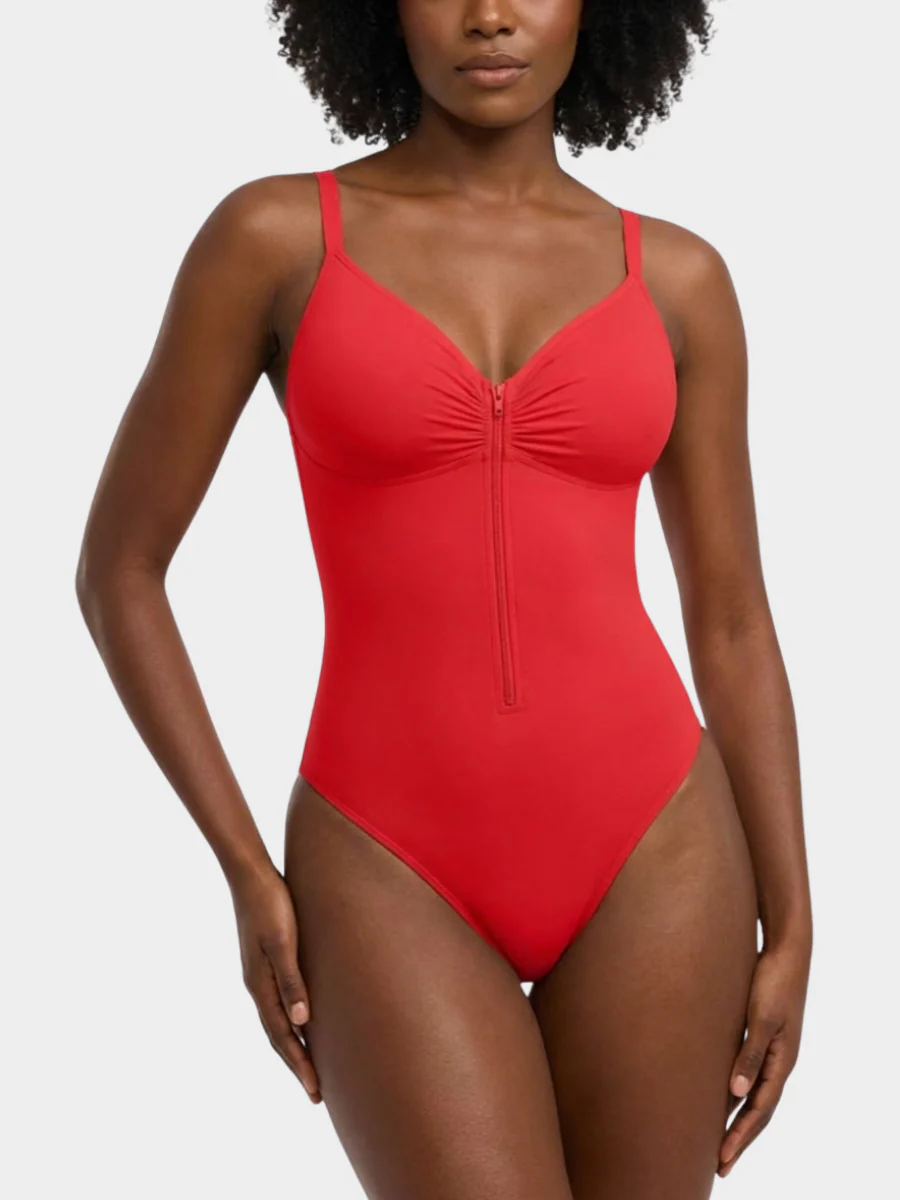 Seamless Zipper Shaping Bodysuit - Image 7
