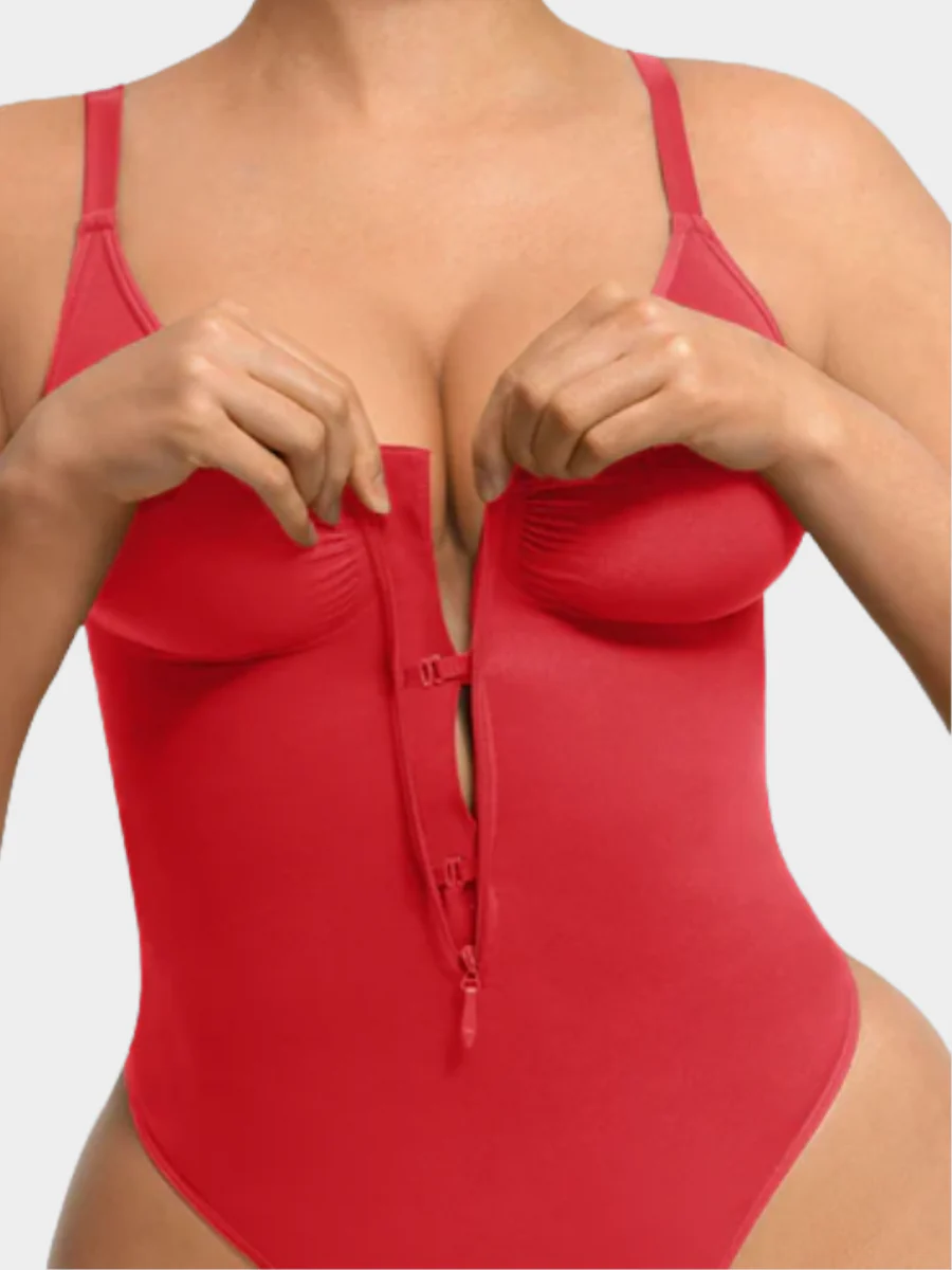 Seamless Zipper Shaping Bodysuit - Image 9