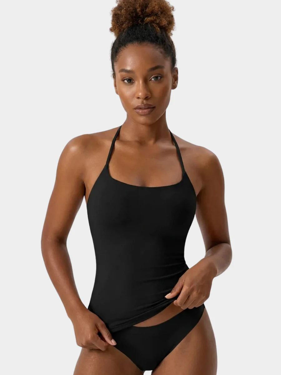 Self-Tie Halter Top - Image 2