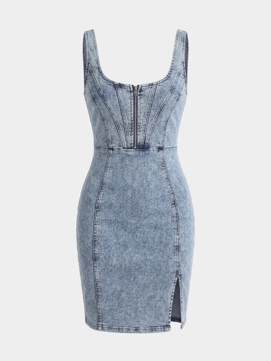 Side Slit Bodycon Dress - Image 6
