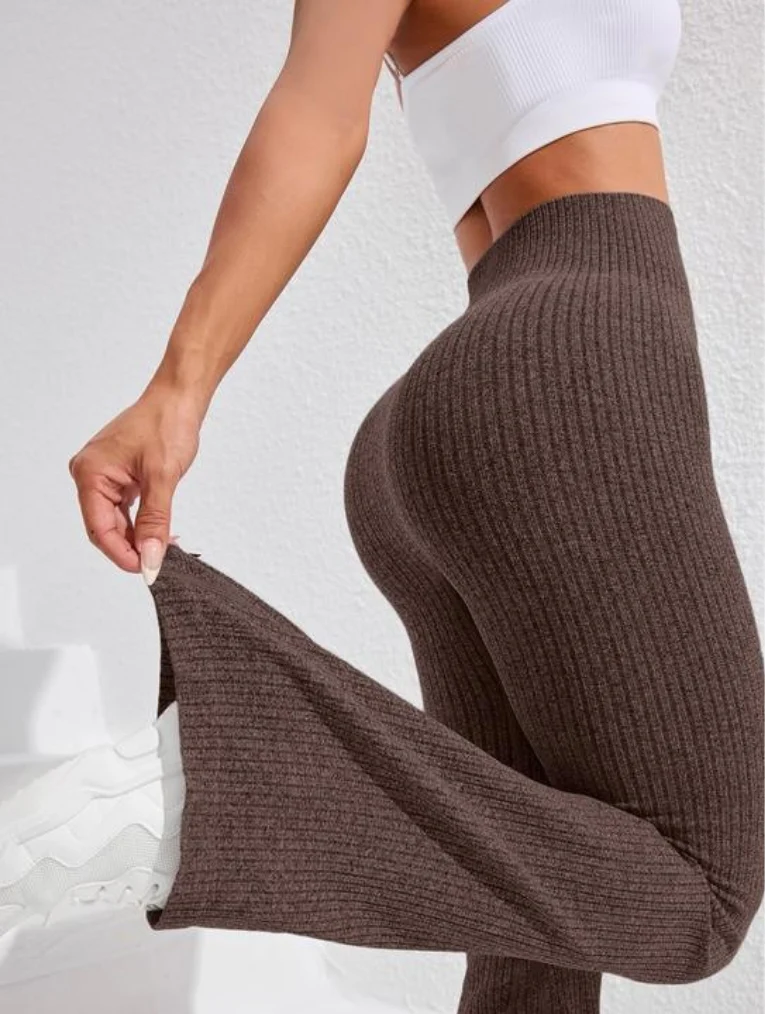 Slim-Fit High-Waist Active Leggings - Image 3