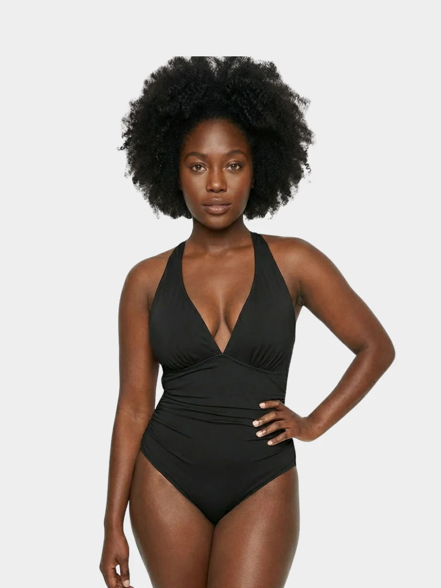 Smart Sculpt Plunge Cutout Swimsuit - Image 2