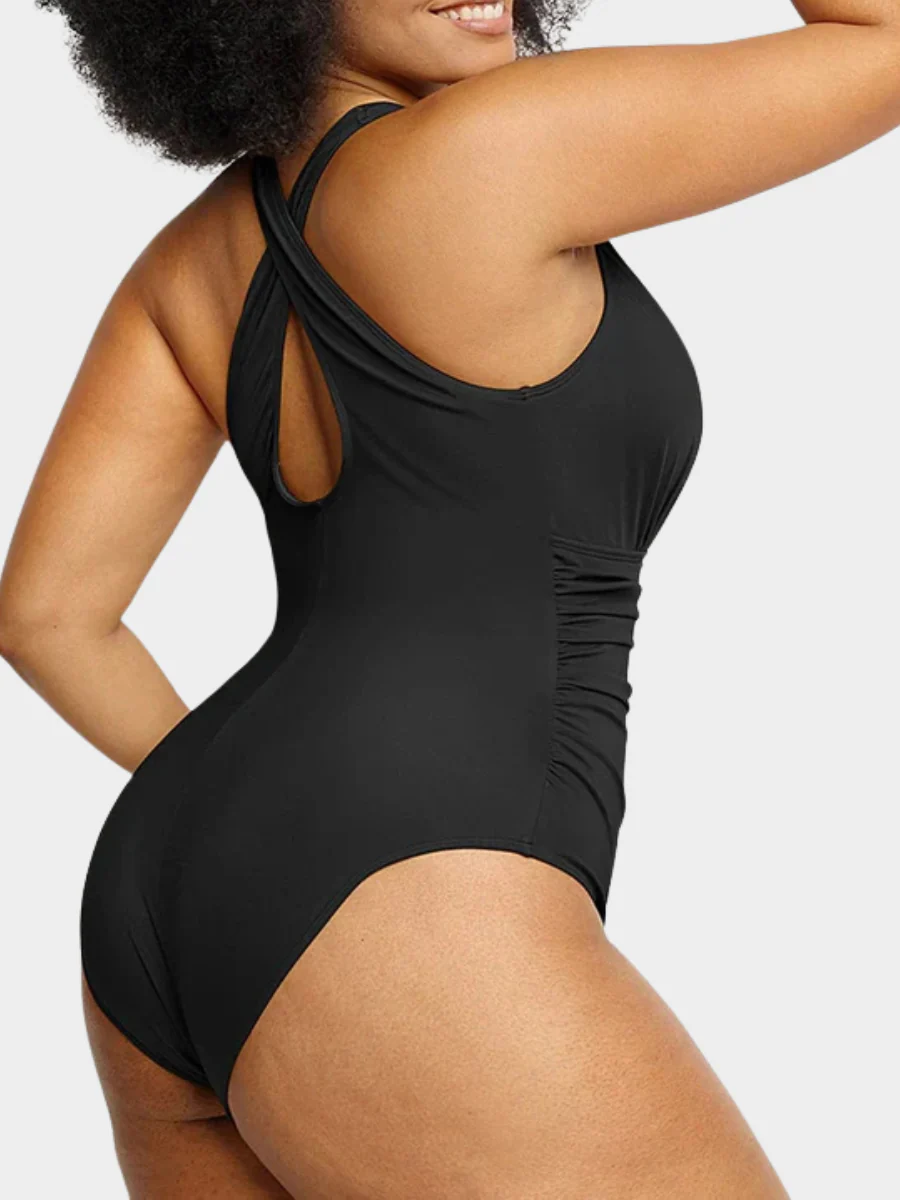 Smart Sculpt Plunge Cutout Swimsuit - Image 4