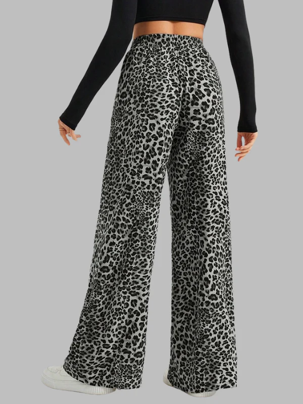 Soft Stretch Leopard Pants - Image 3